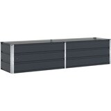  Cvetlično korito Antracit 195 x 50 x 45 cm Cinkana jeklena, (5000207546) | Shoptok.si