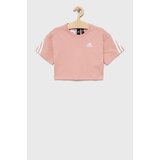 Adidas Otroški bombažen t-shirt roza barva | Shoptok.si