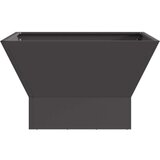 vidaXL Hladno valjani čelik/Crna Hladno valjani čelik 60 x 60 x 35 cm | shoptok.hr