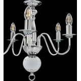  Luster srebrni 5 žarulja E14 | shoptok.hr