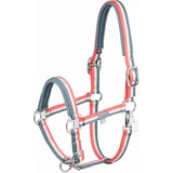 ESKADRON Oglavka DOUBLE PIN, steel blue-greige-coral blossom - WB