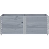  Okviri za palete 3 kom sivi 150x100 cm od masivne borovine | Eponuda.ba