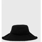 Calvin Klein Bombažni klobuk črna barva