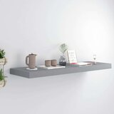 vidaXL plutajuća zidna polica siva 80 x 23,5 x 3,8 cm MDF Cijene