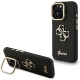 Guess Cam Stand GUHCP15XPCS4GSK ovitek za iPhone 15 Pro Max s stojalom - črn | Shoptok.si