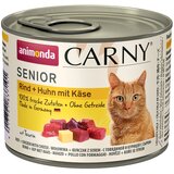 Animonda Carny Senior 6 x 200 g - Govedina, piščanec & sir Cene
