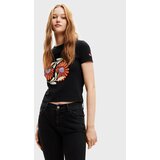 Desigual Majica Elda 22WWTK41 Črna Regular Fit | Shoptok.si