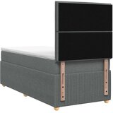  Boxspring krevet s madracem Tamnosiva Jjedan Tkanina - Tamnosiva jedna veličina Dizajn linija | shoptok.hr