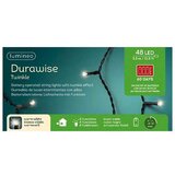 Lumineo Led novogodišnje lampice baterija 8 funkcija topla bela L350cm 497121