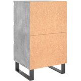  Noćni ormarići 2 kom boja betona 40x35x69 cm konstruirano drvo | shoptok.hr