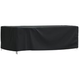 vidaXL Navlaka za vrtni namještaj crna 229x113x73 cm vodootporna 420D | shoptok.hr