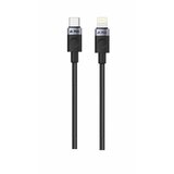 Swissten iPEAX KABEL TEXTILE USB-C/LIGHTNING 1M, 30W, USB 2.0 crni | shoptok.hr