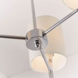  Endon 56642 - Luster na stalku BRIO 3xE14/40W/230V sjajni hrom/bela | Eponuda.com