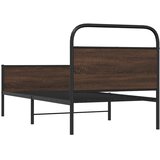  Okvir kreveta bez madraca smeđa boja hrasta 90 x 200 cm drveni | shoptok.hr