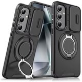 Torbica CamShield Ring stand za Samsung S931B Galaxy S25 crna