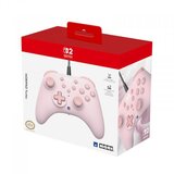 Hori pad Turbo žični kontroler nežno roza barve za Nintendo Switch 2 | Shoptok.si