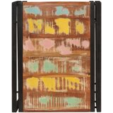 vidaXL Polica za kopalnico 60 x 50 x 23 cm Trdna mango les, železo | Shoptok.si
