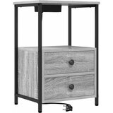  Noćni ormar 2 pcs Siva Sonoma 40 x 31 x 60 cm Konstruirano drvo | shoptok.hr