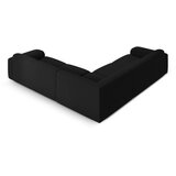 Micadoni Crna kutna garnitura od bouclé tkanine (promjenjiva) Molino – Home | shoptok.hr