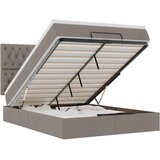  Otomanski krevet s madracem i LED diodama tupe 140x190 cm | shoptok.hr