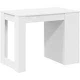  Stol s ladicom i policom bijeli 102x62x77,5 cm izrađeno drvo | Eponuda.ba