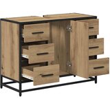  Kupaonski ormar s ladicama Umjetnički hrast 80 x 33 x 60 cm | shoptok.hr