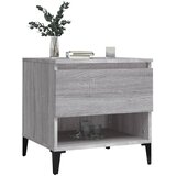  Bočni stolić boja sivog hrasta 50x46x50 cm konstruirano drvo | shoptok.hr