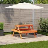  Stol za piknik voštano smeđi 105 x 134 x 75 cm masivna borovina | shoptok.hr