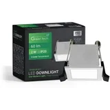 led spot ugr 2w 3cct pravougli ( DW-S02-2W-3CCT )