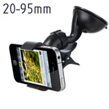 Univerzalni avto nosilec za mobilne telefone 20-95 mm - črni