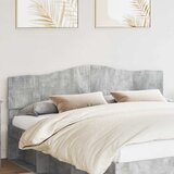 vidaXL Vzglavje z vzglavjem Betonsko siva 200 cm Konstruiran les | Shoptok.si