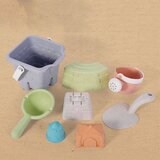 Woopie green set toranj s kantom za pijesak 8 kom. biorazgradiv organski materijal | shoptok.hr