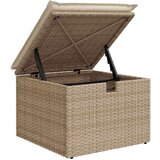 vidaXL 2-dijelni set vrtnih sofa s jastucima bež od poliratana bagrem | shoptok.hr