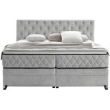 Modern Living Postelja Boxspring Carmen, Srebrna, 180x200 | Shoptok.si