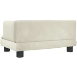 vidaXL Otroški kavč krem 60x40x30 cm žamet | Shoptok.si