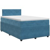  Boxspring krevet s madracem Plava 120 x 190 cm Baršun | shoptok.hr