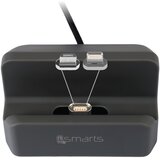 4SMARTS Magnetna Polnilna Postaja GRAVITYDock + Lightning in Micro-USB Priključek 10.5W - črn | Shoptok.si