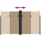  Bočna tenda na uvlačenje smeđesiva 200x1200 cm | shoptok.hr