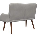 SOFA za dvije osobe Svjetlosiva 115 x 61 x 87 cm Baršun | shoptok.hr