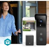 Nedis WIFICDP21BK - Videozvono sa senzorom 4400 mAh Full HD 1296p IP44 Wi-Fi Tuya | Eponuda.com