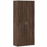 Furnova Visoka omara rjavi hrast 80x35x180 cm inženirski les, (21954951) | Shoptok.si