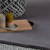 Kayoom RAVNO TKANA PREPROGA 120/170 cm taftano siva | Shoptok.si