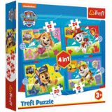 Puzzle 4u1 Paw Patrol psići koji trče - Trefl 34628 Cene