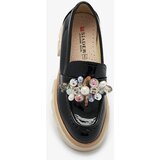 Resti Lacquered black moccasins for women Geloppa - Footwear | ePonuda.com