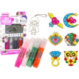 Stained Glass Painting Pendants Solidifying Paint 6 pcs.  Stained Glass Painting Pendants Solidifying Paint 6 pcs. Slike