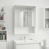  Kopalniška ogledalna omara s polico Bela 50 x 14,5 x 70 cm, (5000233312) | Shoptok.si