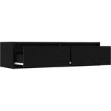 ormarić s LED svjetlima crni 100X35,5x25 cm | shoptok.hr