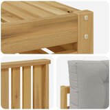  Set vanjskih sofa 6 kom. Bijela i svjetlosiva 329 x 162,5 x 73 cm | Shoptok.si