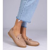Gemre Brown loafers with a gold ornament Feola | shoptok.hr