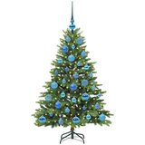 vidaXL Umestno božično drevo med 150 LED Zelena 120 cm PE in PVC | Shoptok.si